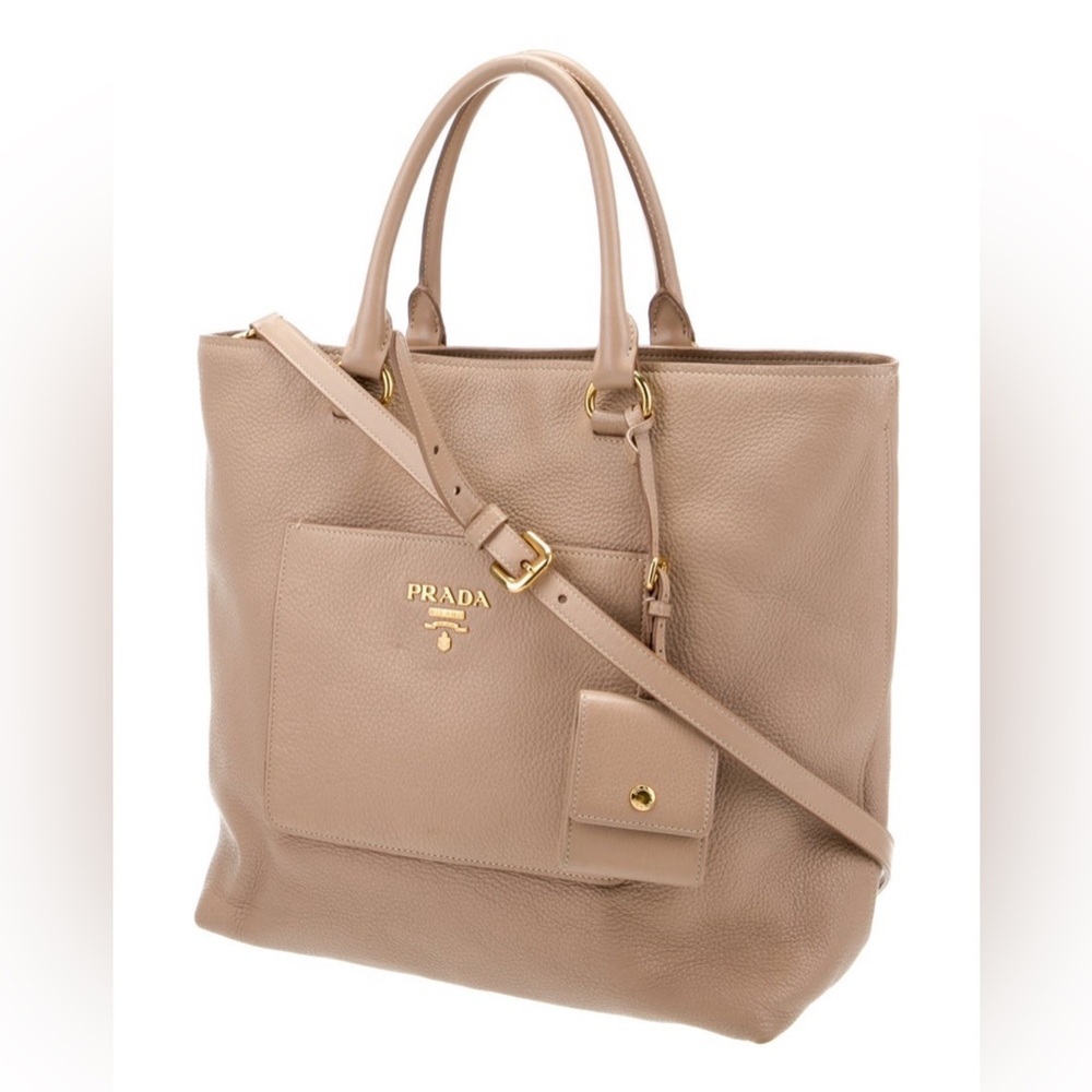Prada Vitello Leather Bag.